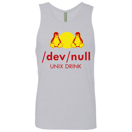 T-Shirts Heather Grey / Small Dev null Men's Premium Tank Top