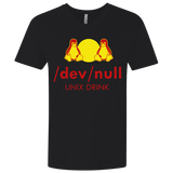 T-Shirts Black / X-Small Dev null Men's Premium V-Neck