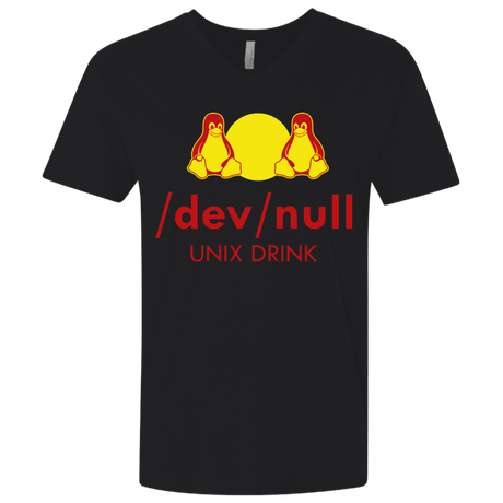 T-Shirts Black / X-Small Dev null Men's Premium V-Neck
