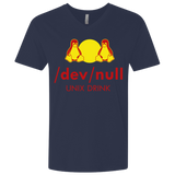 T-Shirts Midnight Navy / X-Small Dev null Men's Premium V-Neck
