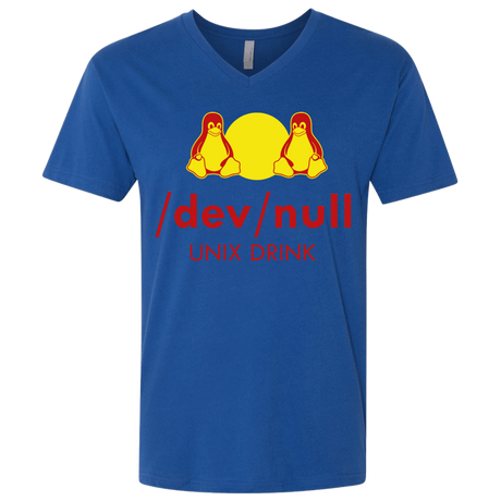 T-Shirts Royal / X-Small Dev null Men's Premium V-Neck