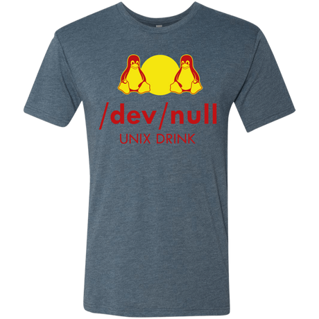 T-Shirts Indigo / Small Dev null Men's Triblend T-Shirt