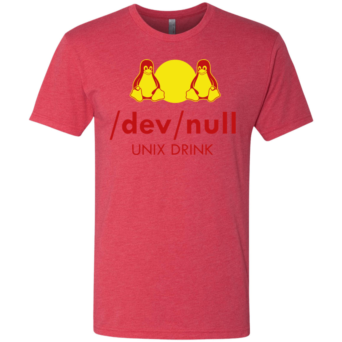 T-Shirts Vintage Red / Small Dev null Men's Triblend T-Shirt