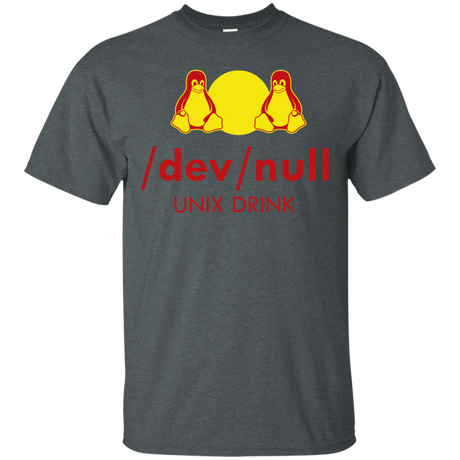 T-Shirts Dark Heather / Small Dev null T-Shirt