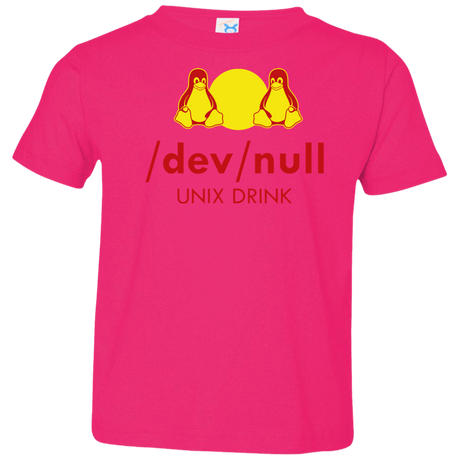 T-Shirts Hot Pink / 2T Dev null Toddler Premium T-Shirt