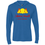 T-Shirts Vintage Royal / X-Small Dev null Triblend Long Sleeve Hoodie Tee