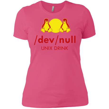 T-Shirts Hot Pink / X-Small Dev null Women's Premium T-Shirt