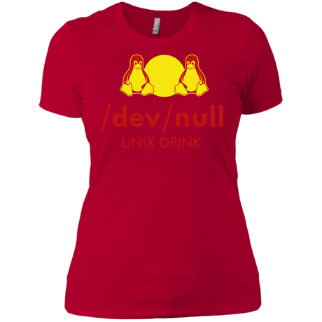 T-Shirts Red / X-Small Dev null Women's Premium T-Shirt