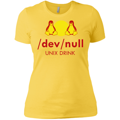 T-Shirts Vibrant Yellow / X-Small Dev null Women's Premium T-Shirt