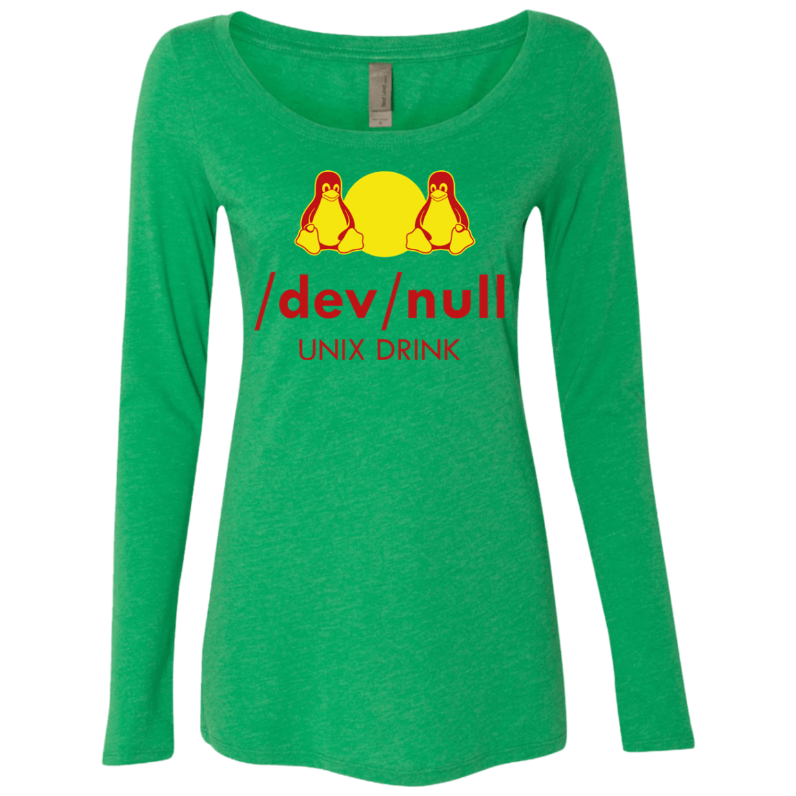 T-Shirts Envy / Small Dev null Women's Triblend Long Sleeve Shirt