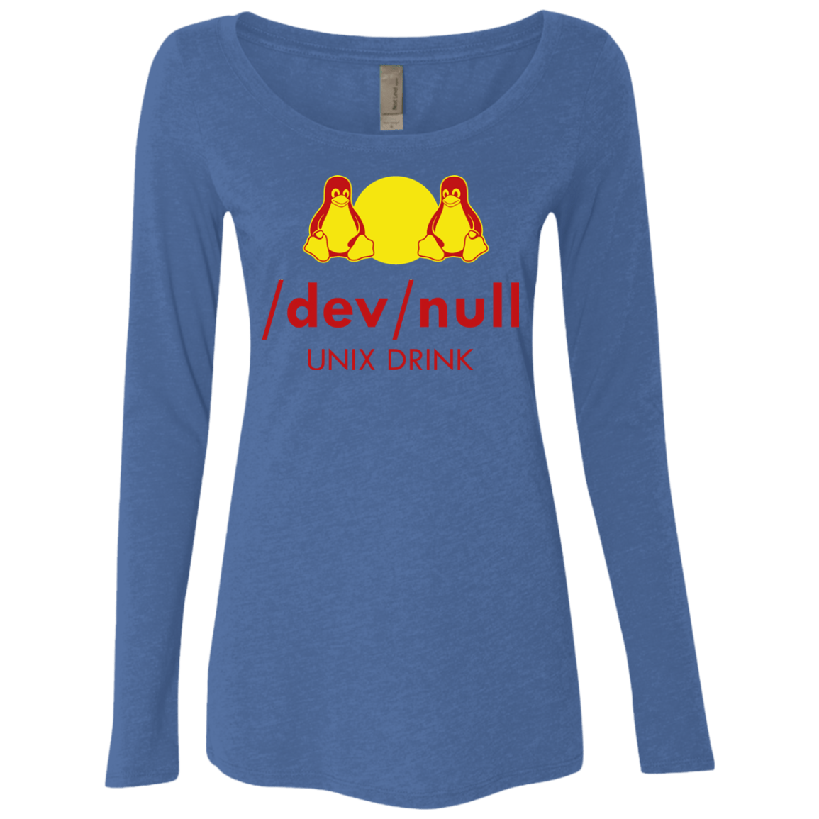 T-Shirts Vintage Royal / Small Dev null Women's Triblend Long Sleeve Shirt