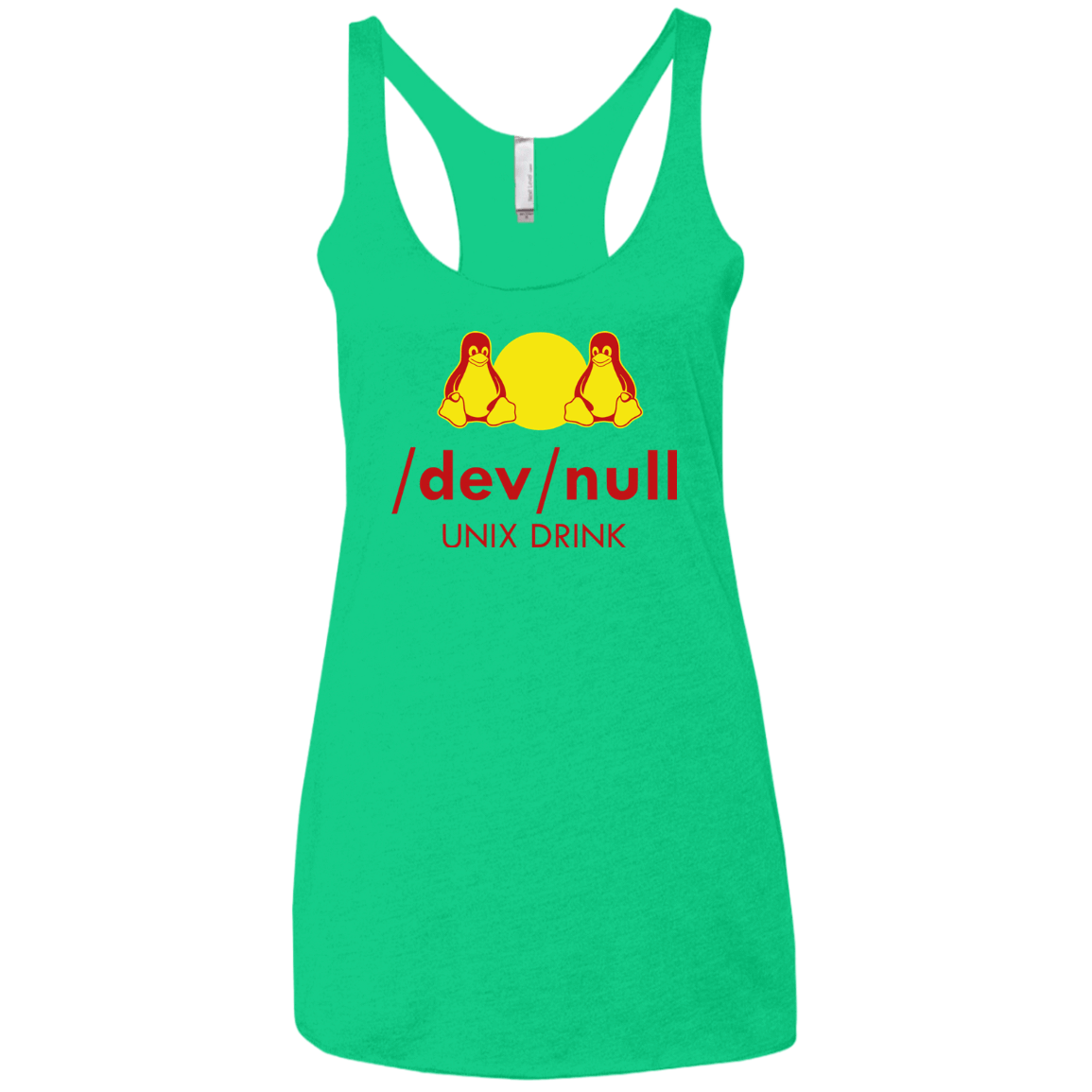 T-Shirts Envy / X-Small Dev null Women's Triblend Racerback Tank