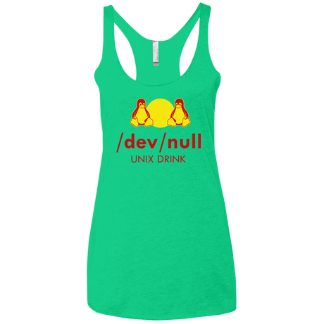 T-Shirts Envy / X-Small Dev null Women's Triblend Racerback Tank
