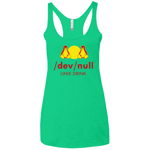 T-Shirts Envy / X-Small Dev null Women's Triblend Racerback Tank