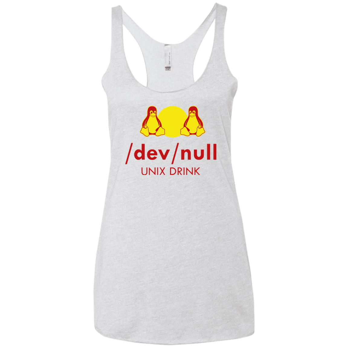 T-Shirts Heather White / X-Small Dev null Women's Triblend Racerback Tank