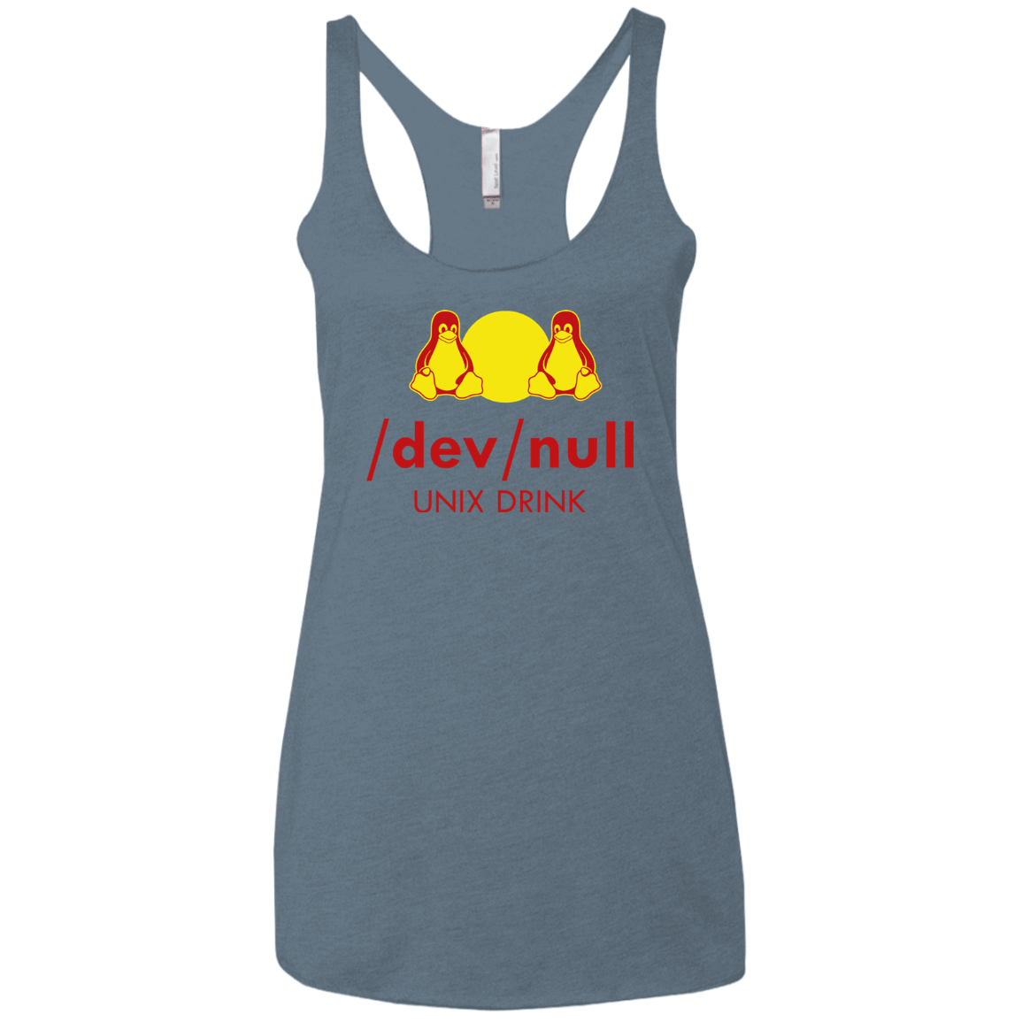 T-Shirts Indigo / X-Small Dev null Women's Triblend Racerback Tank