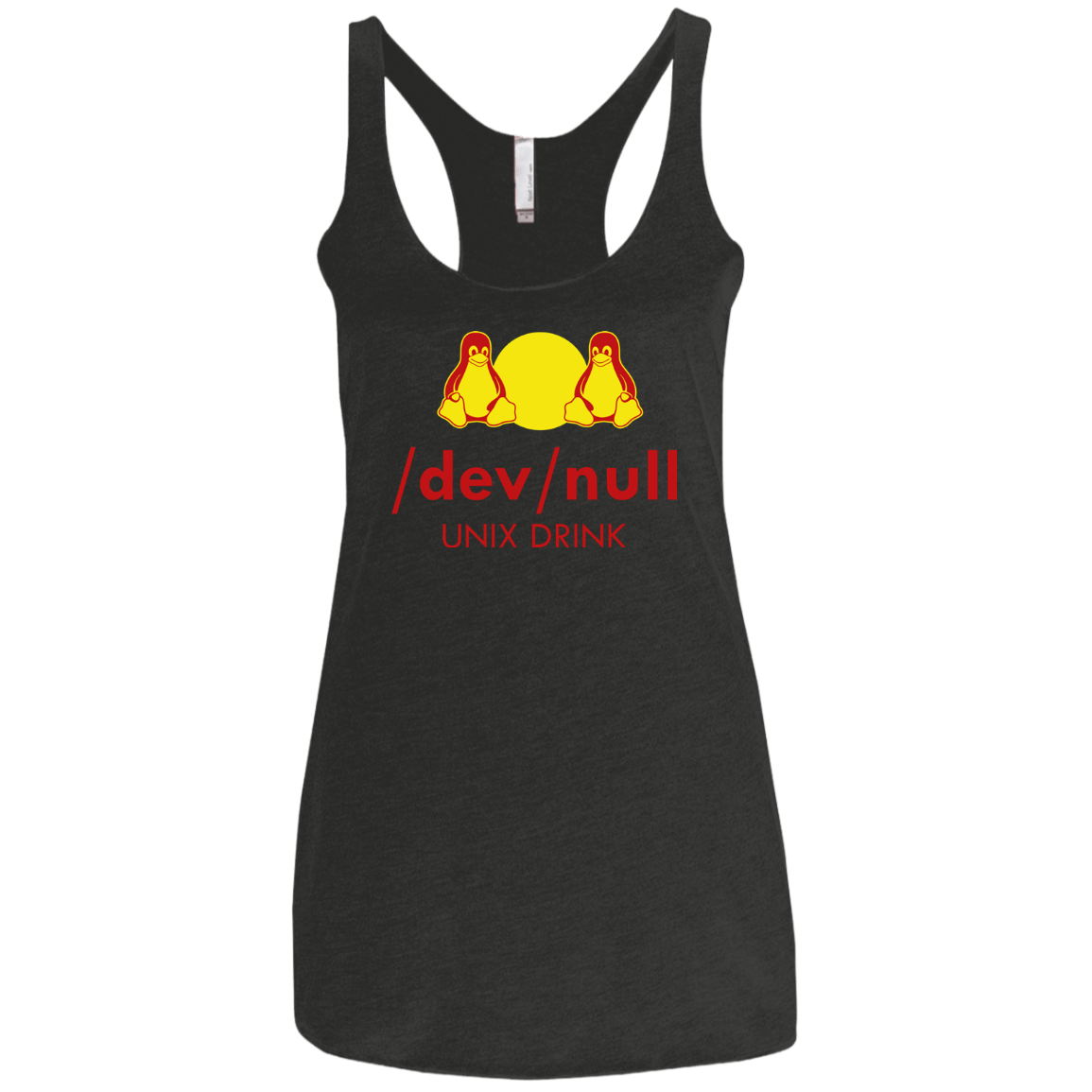 T-Shirts Vintage Black / X-Small Dev null Women's Triblend Racerback Tank