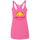 T-Shirts Vintage Pink / X-Small Dev null Women's Triblend Racerback Tank