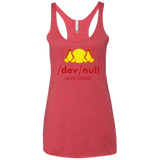 T-Shirts Vintage Red / X-Small Dev null Women's Triblend Racerback Tank