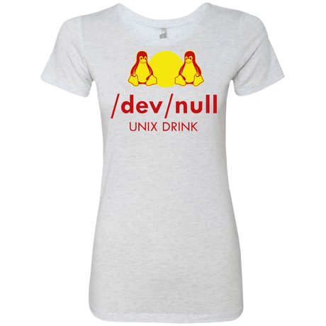 T-Shirts Heather White / Small Dev null Women's Triblend T-Shirt