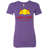 T-Shirts Purple Rush / Small Dev null Women's Triblend T-Shirt