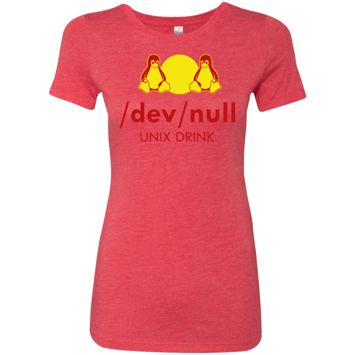 T-Shirts Vintage Red / Small Dev null Women's Triblend T-Shirt
