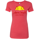 T-Shirts Vintage Red / Small Dev null Women's Triblend T-Shirt