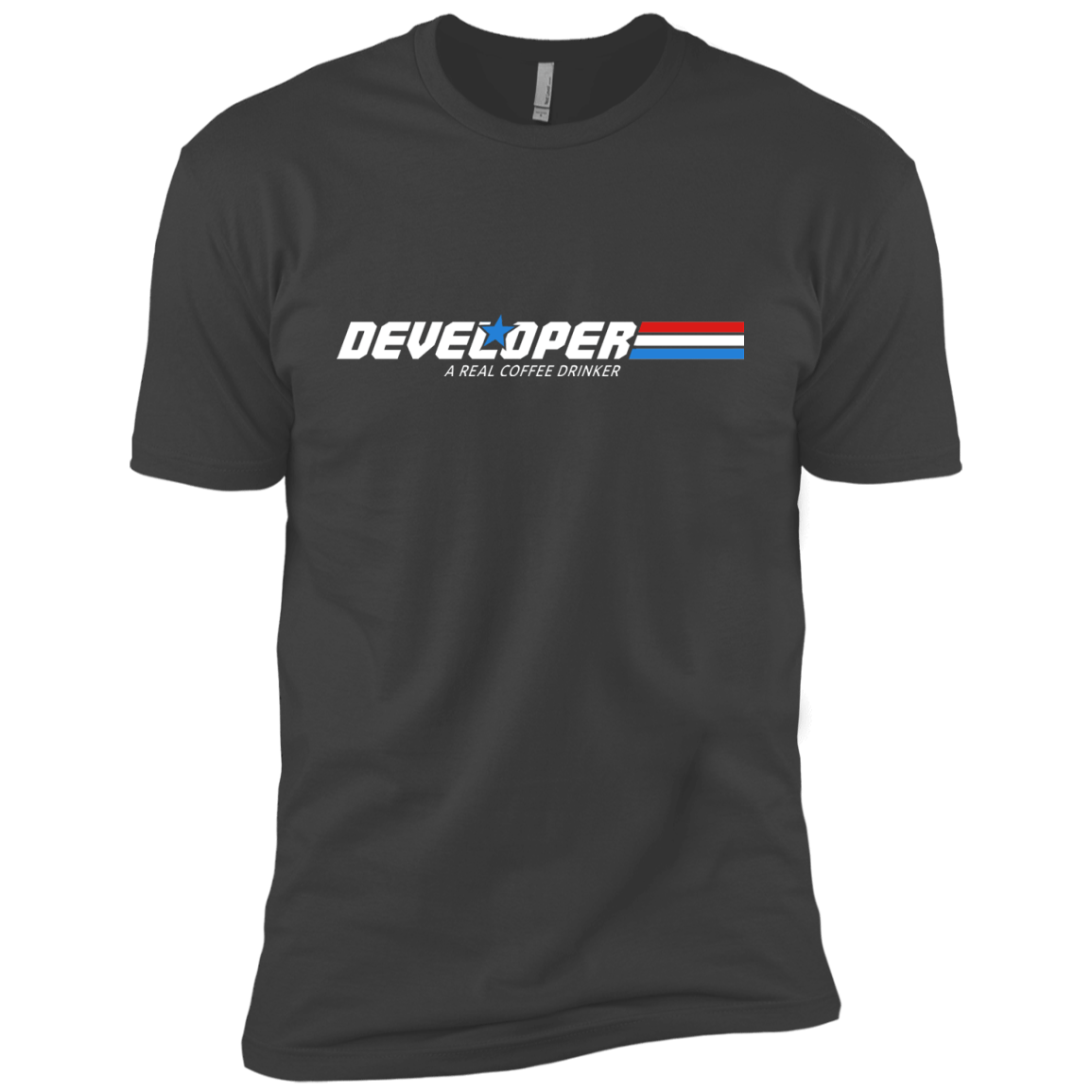T-Shirts Heavy Metal / YXS Developer - A Real Coffee Drinker Boys Premium T-Shirt