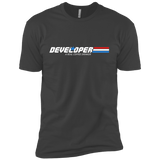 T-Shirts Heavy Metal / YXS Developer - A Real Coffee Drinker Boys Premium T-Shirt