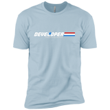 T-Shirts Light Blue / YXS Developer - A Real Coffee Drinker Boys Premium T-Shirt