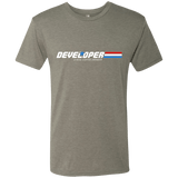 T-Shirts Venetian Grey / Small Developer - A Real Coffee Drinker Men's Triblend T-Shirt