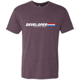 T-Shirts Vintage Purple / Small Developer - A Real Coffee Drinker Men's Triblend T-Shirt
