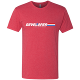 T-Shirts Vintage Red / Small Developer - A Real Coffee Drinker Men's Triblend T-Shirt