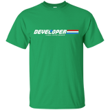 T-Shirts Irish Green / Small Developer - A Real Coffee Drinker T-Shirt