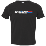 T-Shirts Black / 2T Developer - A Real Coffee Drinker Toddler Premium T-Shirt
