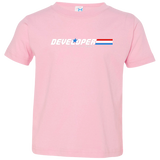 T-Shirts Pink / 2T Developer - A Real Coffee Drinker Toddler Premium T-Shirt