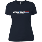 T-Shirts Midnight Navy / X-Small Developer - A Real Coffee Drinker Women's Premium T-Shirt