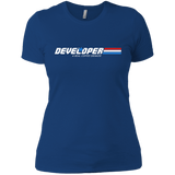 T-Shirts Royal / X-Small Developer - A Real Coffee Drinker Women's Premium T-Shirt