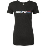 T-Shirts Vintage Black / Small Developer - A Real Coffee Drinker Women's Triblend T-Shirt