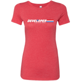 T-Shirts Vintage Red / Small Developer - A Real Coffee Drinker Women's Triblend T-Shirt