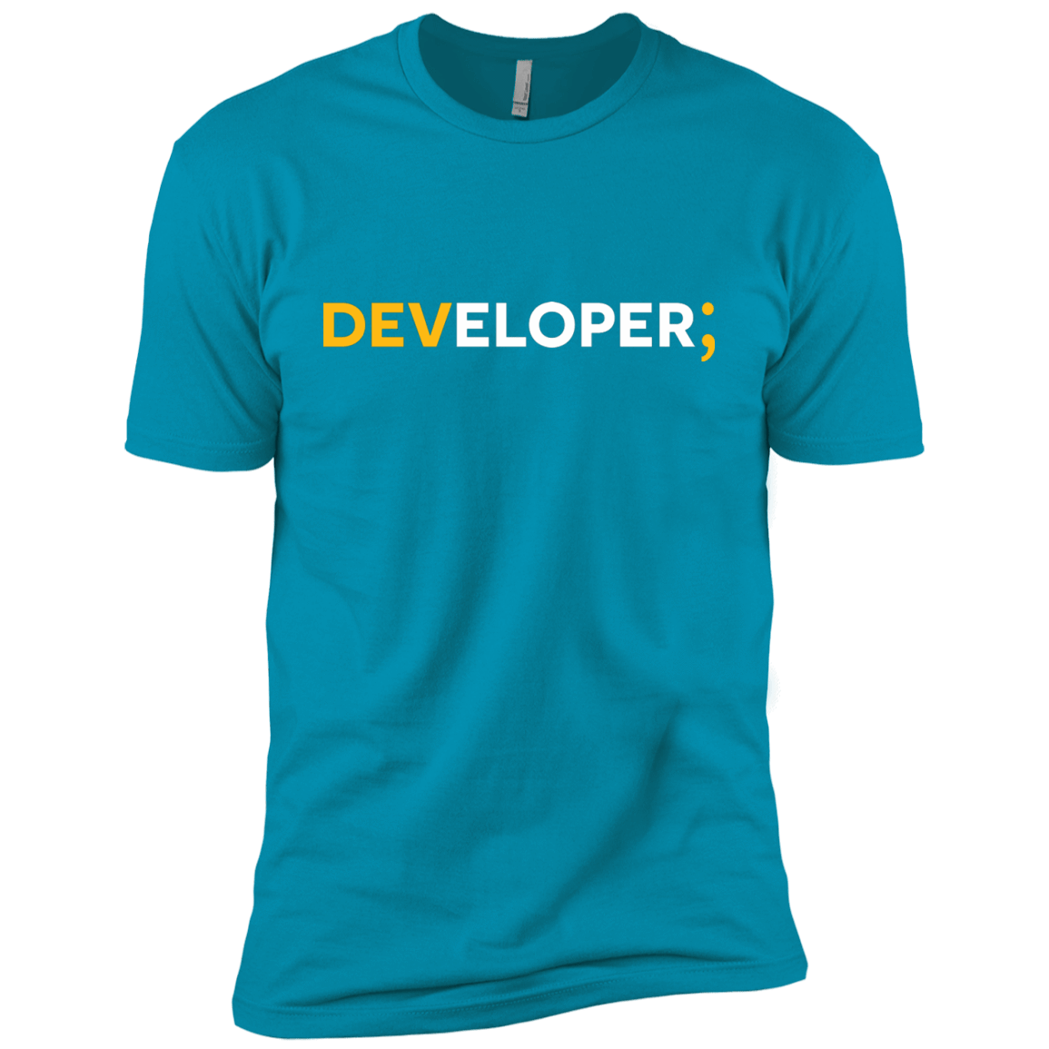 T-Shirts Turquoise / YXS Developer Boys Premium T-Shirt