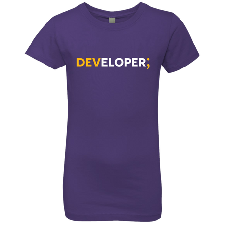 T-Shirts Purple Rush / YXS Developer Girls Premium T-Shirt