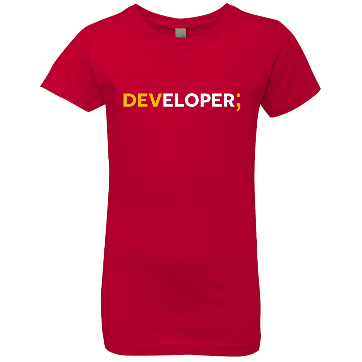 T-Shirts Red / YXS Developer Girls Premium T-Shirt
