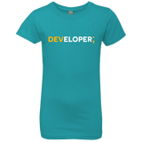 T-Shirts Tahiti Blue / YXS Developer Girls Premium T-Shirt