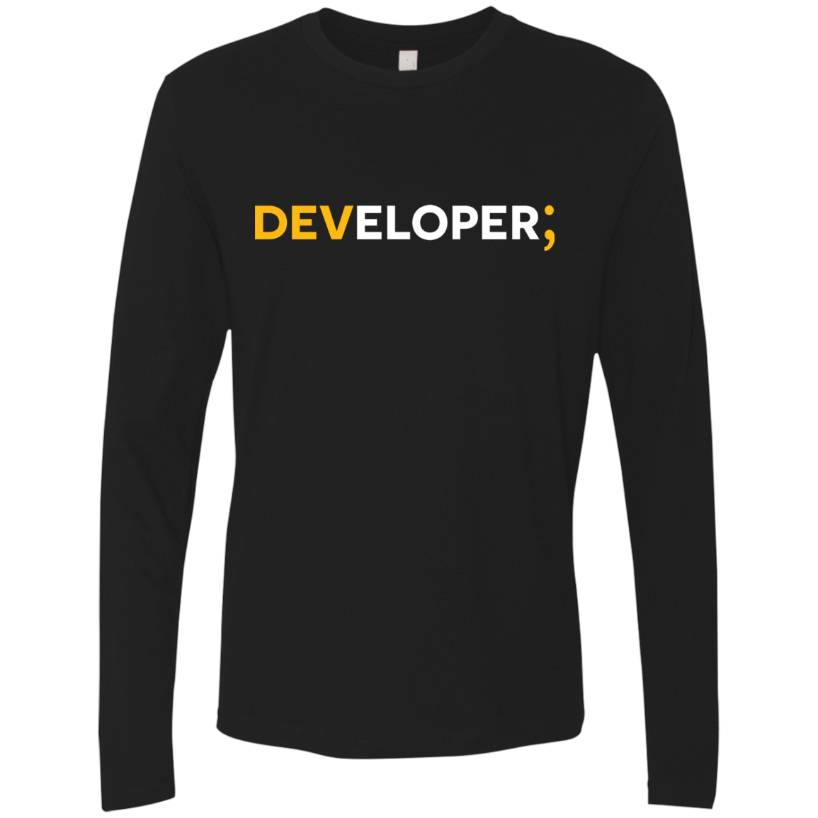 T-Shirts Black / Small Developer Men's Premium Long Sleeve