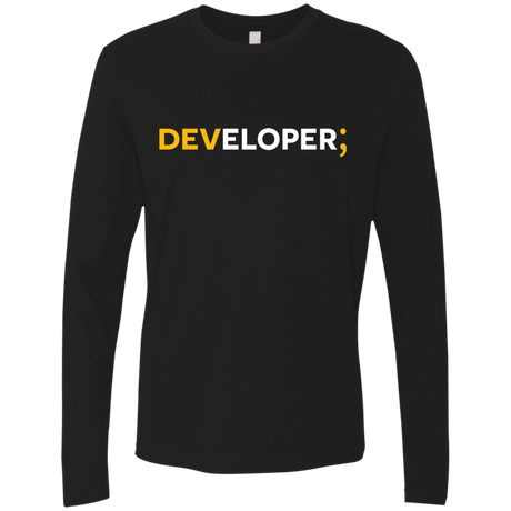 T-Shirts Black / Small Developer Men's Premium Long Sleeve