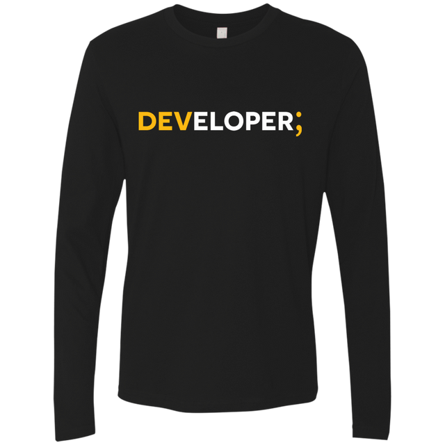 T-Shirts Black / Small Developer Men's Premium Long Sleeve
