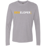 T-Shirts Heather Grey / Small Developer Men's Premium Long Sleeve