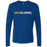 T-Shirts Royal / Small Developer Men's Premium Long Sleeve