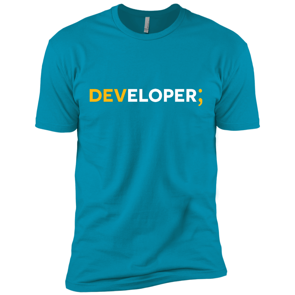 T-Shirts Turquoise / X-Small Developer Men's Premium T-Shirt